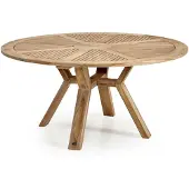 Brafab Circus Tisch rund 150cm aus massivem Teakholz natur 8994464007380