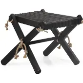 Brafab Ribbon Fußhocker schwarz