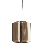 Light & Living - Hängeleuchte Kozana - Dunkelbraun - Ø48cm Hängelampe - Esstischlampe - Wohnzimmerlampe - Schlafzimmerlampe - Wohnzimmer