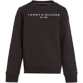 Tommy Hilfiger Sweatshirt - Essential - Organic - Schwarz - - 3 Jahre (98) - Sweatshirts