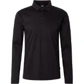 BOSS Longsleeve-Poloshirt aus Interlock-Baumwolle mit Logo Grösse S