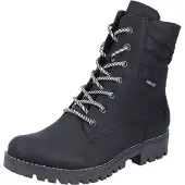 Rieker Biker Boots - Asphaltschwarz Kunstleder : Normal : 36 Größe: 36 Weite: Normal