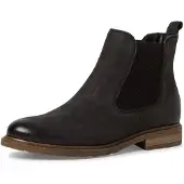 Tamaris Damenschuhe Stiefeletten Schlupfstiefel Schwarz Freizeit