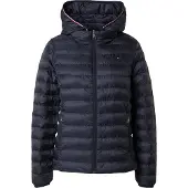 Tommy Hilfiger - Damen Daunenjacke mit abnehmbarer Kapuze - Größe S