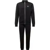 EA7 für Herren. 8NPV56_PJ4EZ Hochwertiges schwarzes Halstuch (XXL), Lässig, Sportlich, Multisport, Polyester