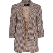 Pieces Pcbosella 3/4-arm Print Blazer | Beige | L