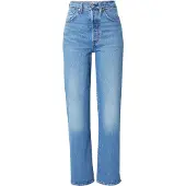 Levi's für Damen. 79078-0008 Blaue Jeans in voller Länge mit Rippenkorb (24/32), Lässig, Baumwolle, Denim