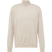 Olymp Rollkragenpullover "Casual Strick", Herren, Gr. XXL, hellbeige, 100% Schurwolle, Pullover Rollkragenpullover