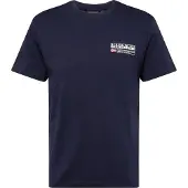 Napapijri Herren Kasba Logo Crew T-Shirt in Marineblau