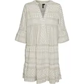 Vero Moda Damen Dicthe Tunika Silver Lining Ibiza Schneeweiss