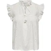 ONLY Blusenshirt mit Lochstickerei