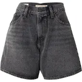 Levi's für Damen. A9311-0003 High Rise Baggy Shorts schwarz (25), Lässig, Baumwolle