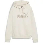 Puma Ess+ Animal Kapuzenpullover Beige L Damen Beige L