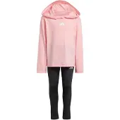 Adidas AG Kinderjogginganzug LG SPORT SET - REAPNK/LGREYH - 128
