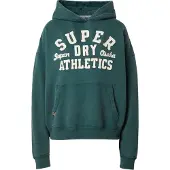 Superdry für Damen. W2012137A Sweatshirt Sportlich grün (M), Lässig, Baumwolle, Bio-Baumwolle