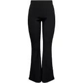 ONLY Jerseyhose »ONLFEVER RIB FLARED PANTS JRS NOOS«, Gr. S (36) - Länge 30, Black, , 31718940-S Länge 30