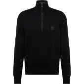 BOSS Pullover aus Baumwolle und Kaschmir mit Troyerkragen Grösse XXXL