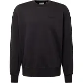 Levi's Herren Authentischer Crew Sweatshirt Black Agate Garment Dye