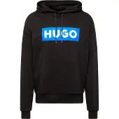 HUGO Kapuzensweatshirt "Nalves", mit großem Logo-Druck, Unisex