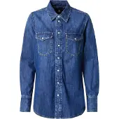G-Star Slim Western Hemd - Dunkelblau - Damen - S
