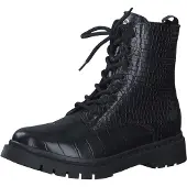 Tamaris Schnürstiefeletten 1-25054-41 Schwarz 36