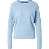 Vero Moda Rundhalspullover "VMDOFFY LS O-NECK BLOUSE GA NOOS" Materialmix, regular fit