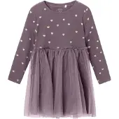 Name It Mini Kleid - Noos - NmfNadja - Arctic Abenddämmerung - - 3 Jahre (98) - Kleider
