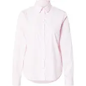 Gant für Damen. 4300348 Rosa Popeline-Hemd mit normaler Passform (34), Lässig, Baumwolle, Langarm