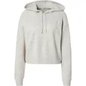 JDY Kapuzenpullover "JDYRUE LIFE L/S SHORT HOOD PUL KNT NOOS" Materialmix