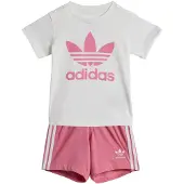 Adidas Set T-Shirt und Shorts JE0523 Rosa Regular Fit