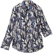 Tom Tailor Printed Collar Langarmhemd