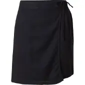 Pieces Pcpia Mini Leinenmix Wickelrock | Schwarz | XS