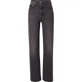 Levi's Ribcage Full Length Static Noise Overloa Größe: W25L34 | Straight Jeans Outlet | Damen