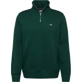 Gant für Herren. 2008005 Shield Half Zip Sweatshirt grün (S), Lässig, Baumwolle