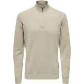Only & Sons Troyer "ONSLOUI REG 12 MEL HALF ZIP KNIT NOOS"
