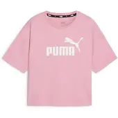 Puma Ess Cropped Logo Tee - mauved out, Größe:L