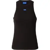 HUGO Tanktop aus Stretch-Baumwolle mit blauem Logo-Label Grösse L