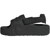 Adidas Adilette 22 XLG Frauen schwarz Plattform Sandalen 40,5
