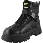 Buffalo Aspha Schnürstiefel Schwarz