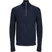 Jack & Jones Troyer "JJPANNEL KNIT HALF ZIP AW24"