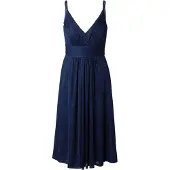 Vera Mont - Cocktailkleid im Glitzer-Look - Größe 38 - blau