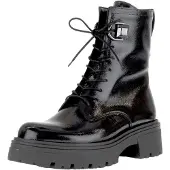 Gabor Damen Schnürstiefeletten/ Combat Boots Schwarz Größe: 37,5