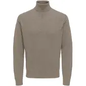 Only & Sons Stehkragenpullover "ONSLOUI REG 12 MEL ROLL KNIT NOOS"