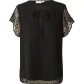 Vila Kurzarmshirt "VIEDEE C/S V-NECK TOP - NOOS"