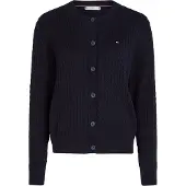 Tommy Hilfiger Strickjacke WW0WW43329 Dunkelblau Regular Fit