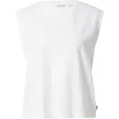 Levi's für Damen. A8794-0001 Boxy-T-Shirt weiß (S), Lässig, Baumwolle, Ärmellos / Hosenträger