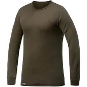 Woolpower Longsleeve Crewneck 200 Pine Green-XXS