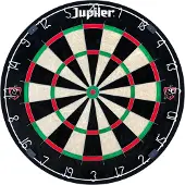 Jupiler Profi Sisal Dartscheibe mit professionellem Aufhängesystem und Ultra Thin Wiring
