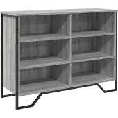 vidaXL Sideboard Grau Sonoma 101x35,5x74,5 cm Holzwerkstoff
