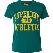 Superdry Varsity Flocked Fitted Kurzarm-t-shirt